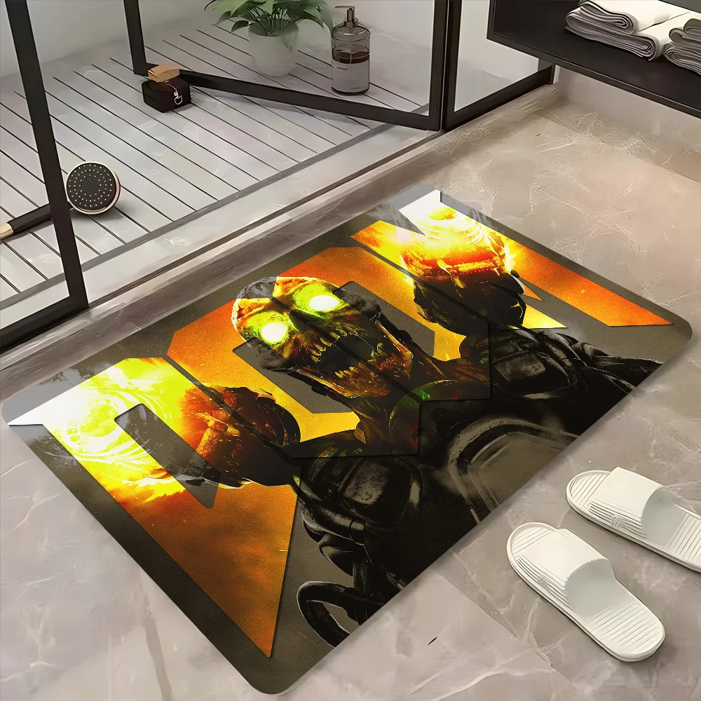Spiel Doom ewige Boden matte Fußmatten Home Teppich Fuß matte Bad saugfähige Matten Anti-Rutsch-Matten Wohnkultur liefert Teppiche