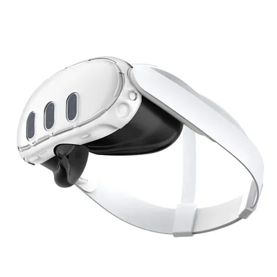 Silikon vr Headset Schutzhülle rutsch feste transparente vr Headset Schutzhülle vr vordere Schutzhülle für Meta Quest 3