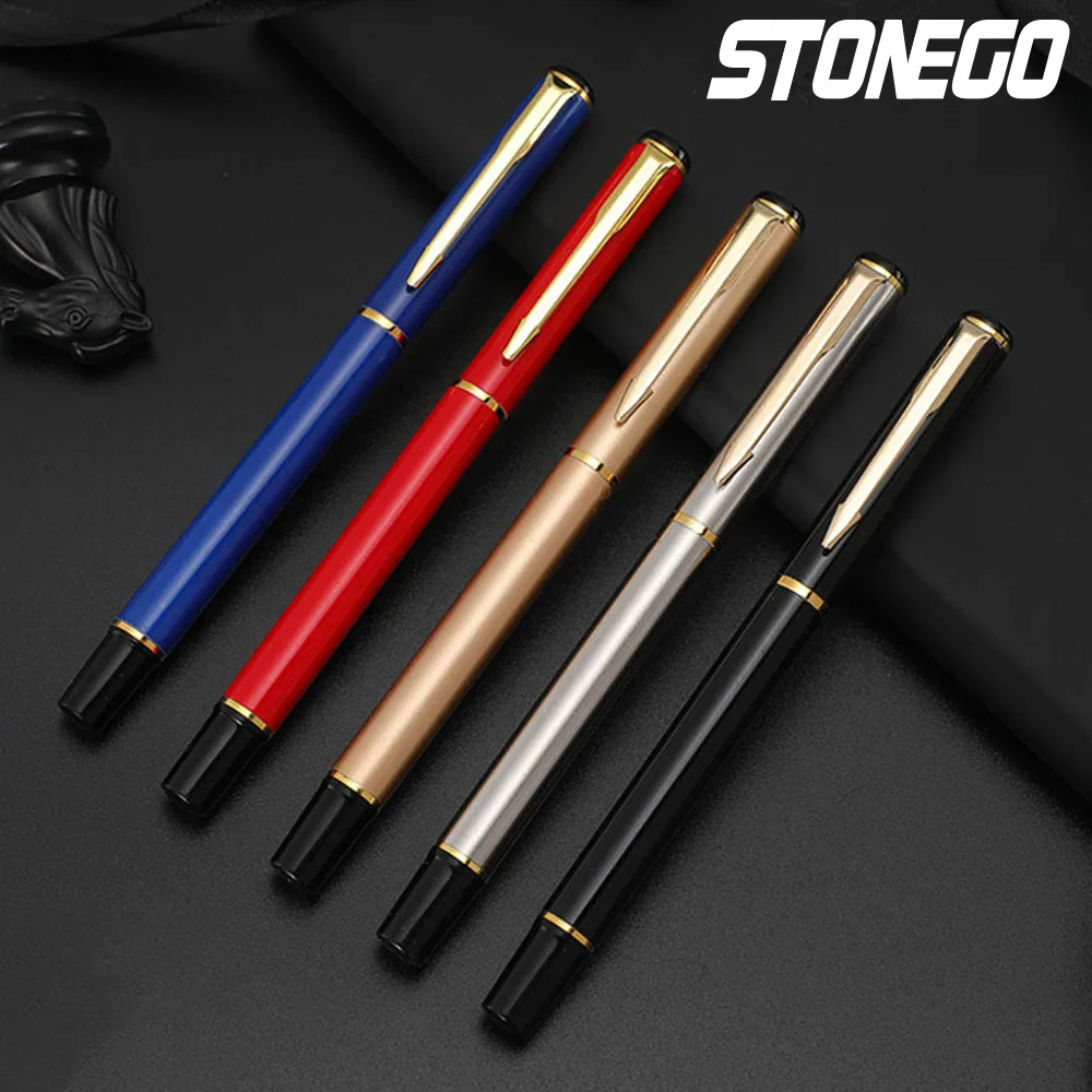 STONEGO Luxus Design Metall Unterschrift Stift Geschäftsmann Unterschrift Schreibstift Schreibwaren Geschenk Image