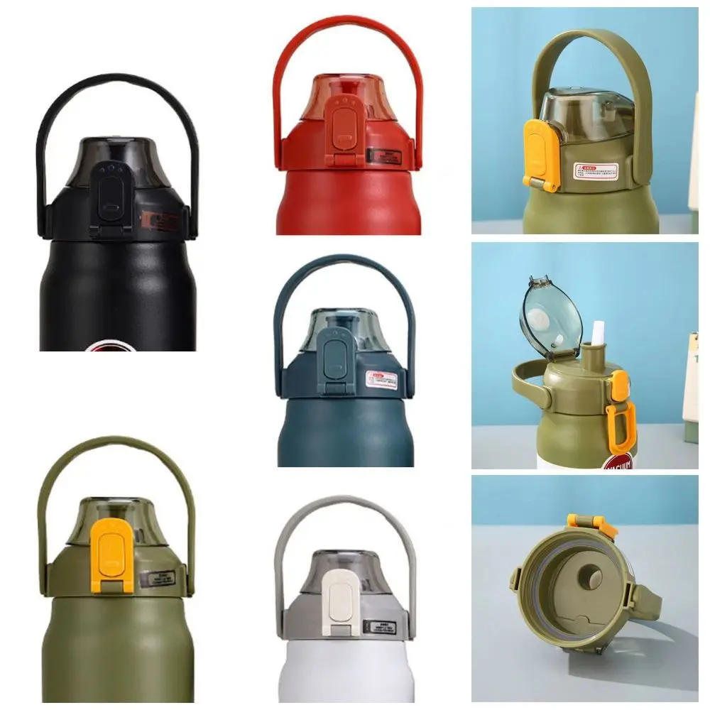 Original-Verschluss flaschen deckel mit Griff Splash Spill Plain für 1000/1200/1500 ml mehrfarbiges Therms Cup Cap Cover Zubehör Image