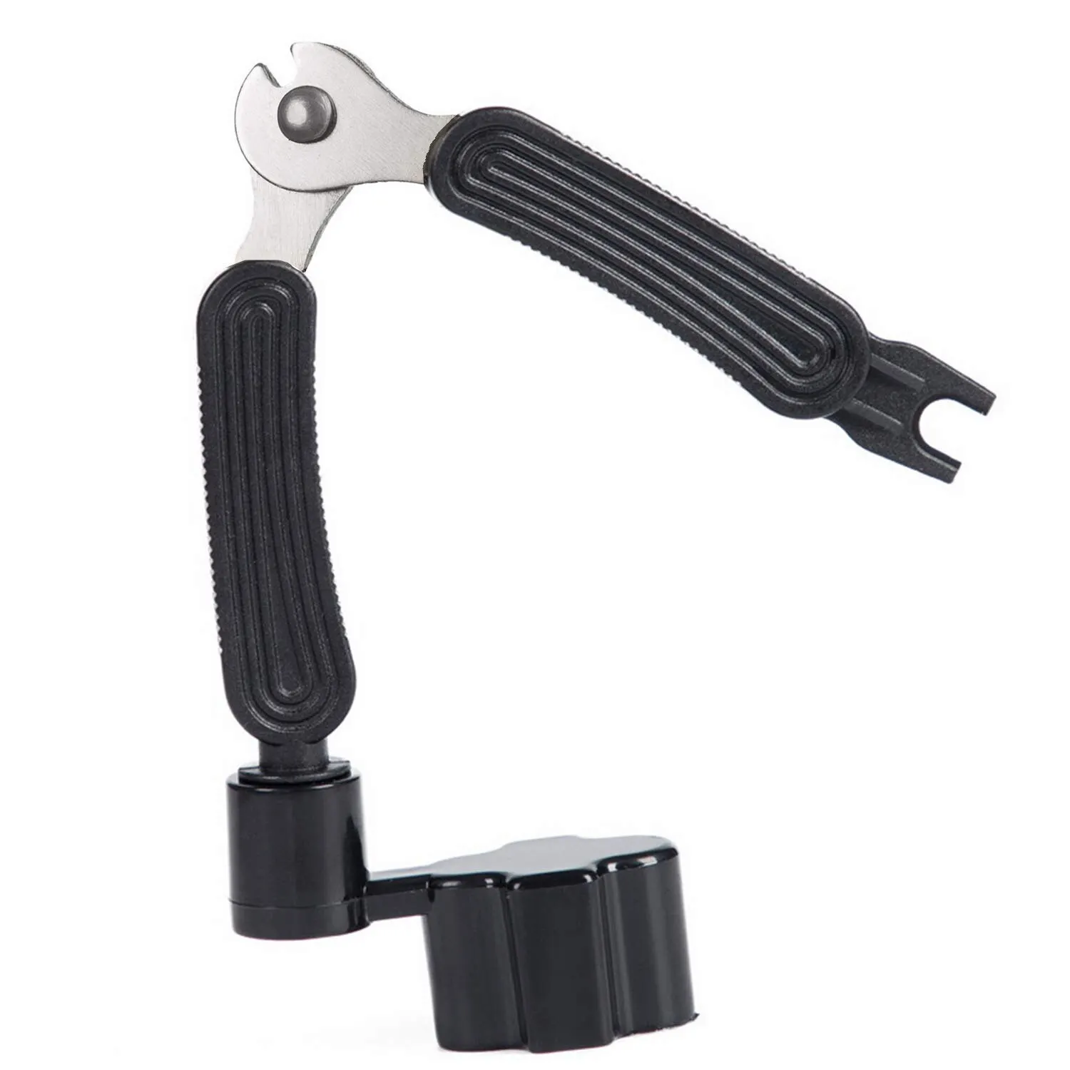 Gitarren saiten wickler string cutter steg pin puller 3 in 1 saiter wickler gitarre reparatur werkzeug schwarz Image