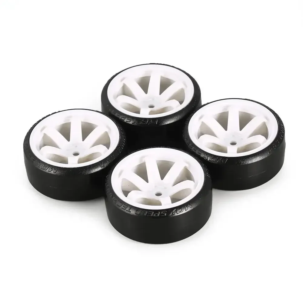 4-teilige RC-Driftreifen mit hartem Muster für Trxs HSP Tamiya HPI 1/10 – langlebiger Griff für On-Road-Drifting-Autos
