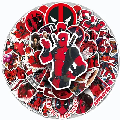 10/30/50pcs Disney Superheld Deadpool Cartoon Aufkleber DIY Gitarre Laptop Gepäck Skateboard Image