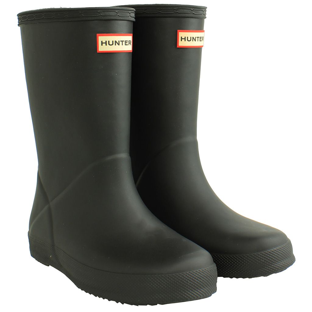 Hunter Original First Gummistiefel für Kinder, Schwarz Image