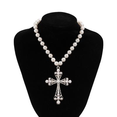 Pendant Necklace Pearl Women's Elegant Punk Beads Cool irregular Necklace For Wedding Party Daily