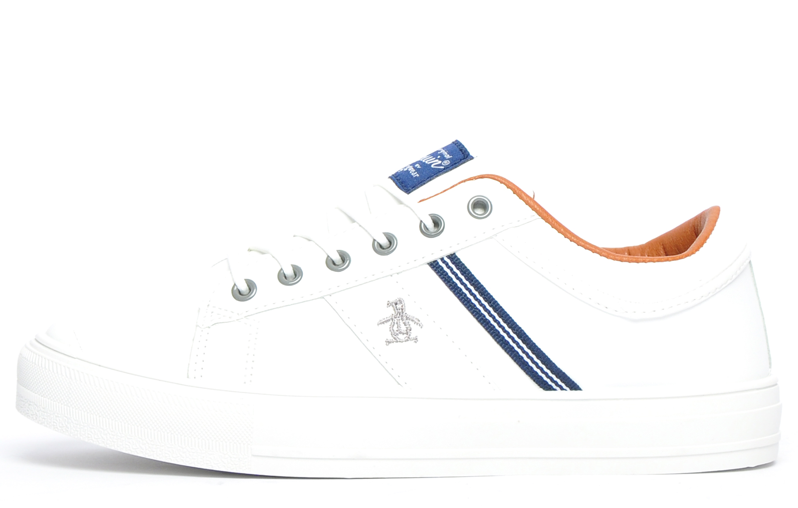 Penguin Max Mens White Trainer EU 40,5 / UK 7