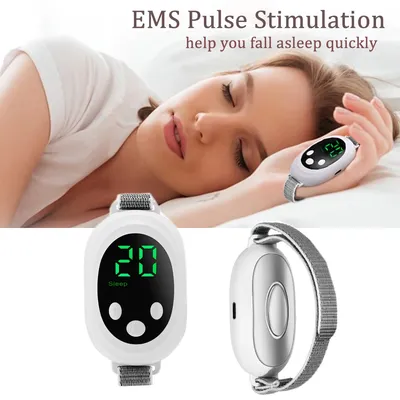New Microcurrent Sleep Aid Device EMS Sleep Aid Machine Sleep Instrument for Insomnia Stress Anxiety