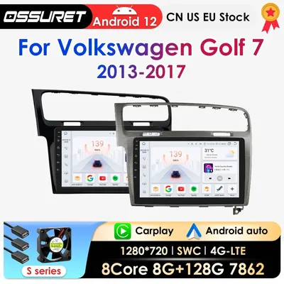 2 din Carplay Android Auto Car Radio For Volkswagen Golf 7 2013-2017 Car Multimedia GPS autoradio
