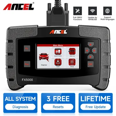 2024 ANCEL FX5000 OBD Tools All System Car Scanner EPB Reset Oil Reset ABS Bleeding OBD2