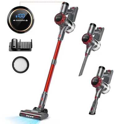 UMLO S3 Cordless Hardwood Floors Cleaner, Lightweight Vacuum Cleaners for Multi-Surface Cleaning