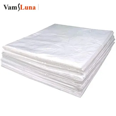 100Pcs PVC Plastic Sheeting47"x82"Disposable Infrared Sauna Blanket Bags for Body Wrap Pack Sauna