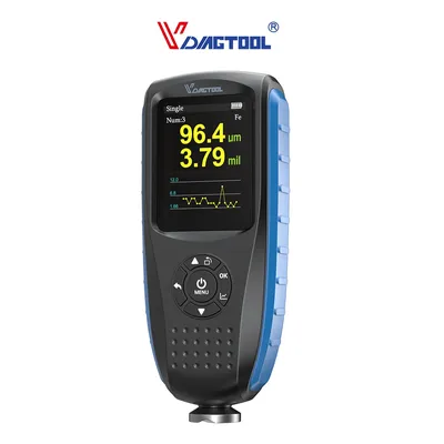 VDIAGTOOL VC300 Car Thickness Gauge with Digital LCD Backlight Car Paint Tester Fe/nFe Coating