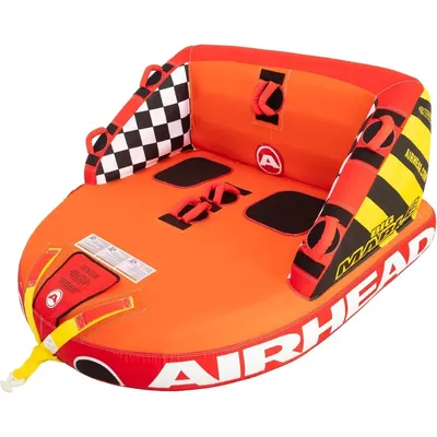 Inflatable Towable Tube 1-4 Rider Models | Dual Tow Points Full Nylon Cover EVA Foam Pads Patented