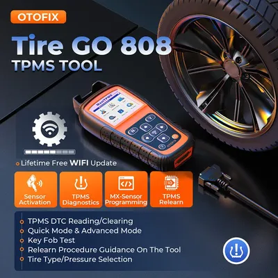 OTOFIX TireGo 808 TPMS Programming Tool TPMS Relearn Tool Activate All Sensor Program MX-Sensor 315