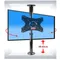 BG11-S NEW Rotate Stainless Steel 19-40 Inch LCD TV Stand Mount Bracket in Partition Wall Height