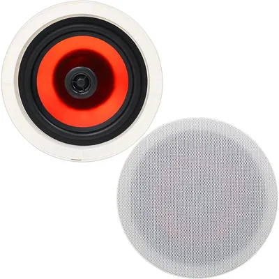 Herdio 6.5” Ceiling Speakers 2-Way Passive Speaker System 300 Watts Home Theater Subwoofer Indoor