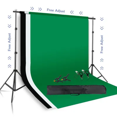 Background Stand Kit Support System Backdrops With Adjustable Stand for Photography Photo Studio