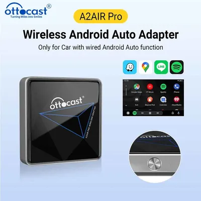 OTTOCAST A2Air Pro Wireless Android Auto Adapter for Android 14 Phone Car Accessories for Kia VW