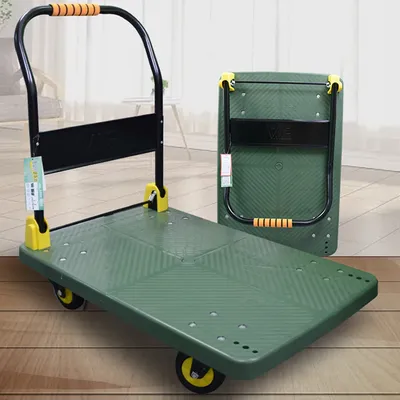 Home Large Foldable Push Cart 330 lbs. Capacity Moving Platform Hand Truck Heavy Duty Space Saving