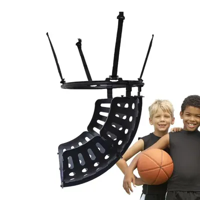 Basketball Return Attachment For Hoop Multifunctional Basketball Returner And Rebounder For Hoop