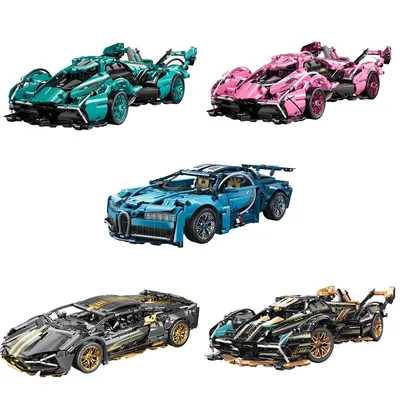 1144PCS High-Tech 1:14 City Building Blocks Racing Supercar Model Mechanical Enthusiasts Children