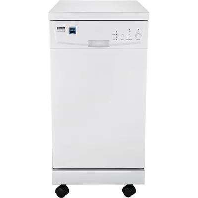 RDW1809 Portable Dishwasher, 18in Wide, 8 Place Settings Capacity, White