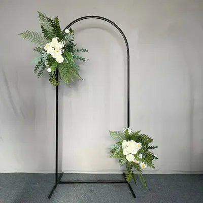 Metal Arch Backdrop Stand Frame Outdoor Dawn Wedding Backdrop Wall Decoration Balloon Support Kit