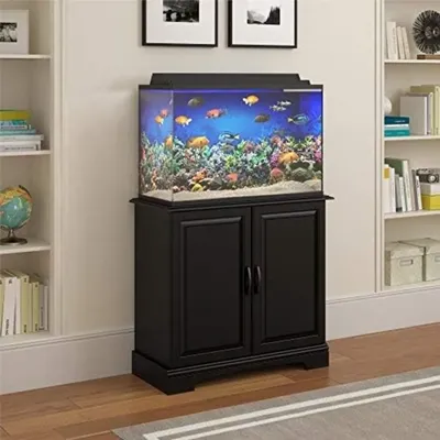 Flipper Harbor 29 - 37 Gallon Stand, Black