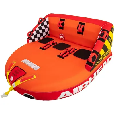 Mable Inflatable Towable Tube | 1-4 Rider Models | Dual Tow Points | Full Nylon Cover EVA Foam Pads