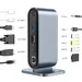 12 in 1 USB C HUB Docking Station Type C to Multi 4K HD RJ45 VGA 4 USB 3.0 PD 100W Power Adapter