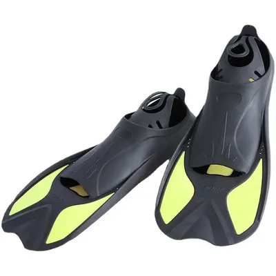 35-45 Short Swim Fins Adult Snorkel Fins Full Foot Swim Flippers Travel Size For Snorkeling Diving