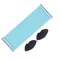 Sliding Exercise Mat Running Workout Pad Indoor Sliding Fitness Training Board For Running Pilates