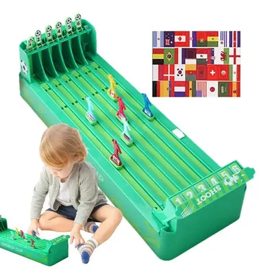 Table Football Board Game Table Sports Desktop Football Board Games Interactive Toy Horse Racing