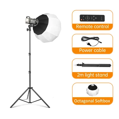 100W Photography LED Video Light Daylight-Balanced Sun Lamp for Portrait Flash Studio Accessories