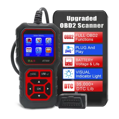 OBD2 Code Scanner Diagnostic Tool, OBDII Car Code Reader Check Engine Fault Code Scanner EOBD CAN