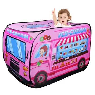 Play Tent For Kids Ice Cream Truck Pop Out Tent For Children Cute Creative Pop Out Tent Large