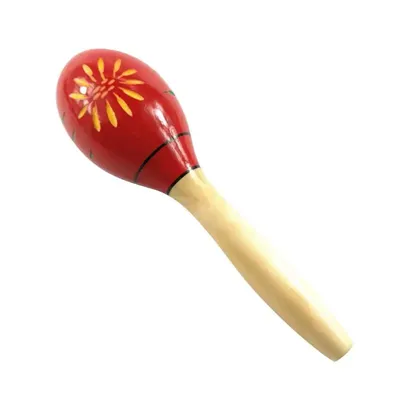 Maracas For Kids Fun Wooden Rattle Noisemaker 11x3 Inches Percussion Instruments With Clear Sound