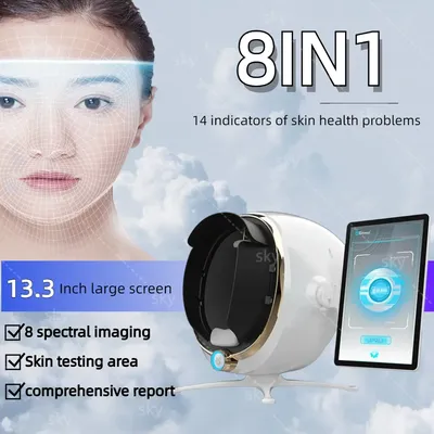 2025 Newest 3D Skin Diagnosis System 36 Million Pixels Facial Analysis Machine Skin Moisture