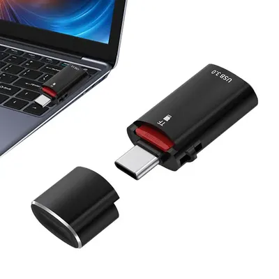 Fast Card Reader High-speed Type-C To USB 3.0 TF Card Reader Adapter Portable Type-C To USB 3.0