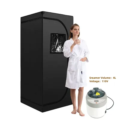 Portable Steamer Sauna Tent One Person Full Body Home Spa for Relaxation Detox Therapy