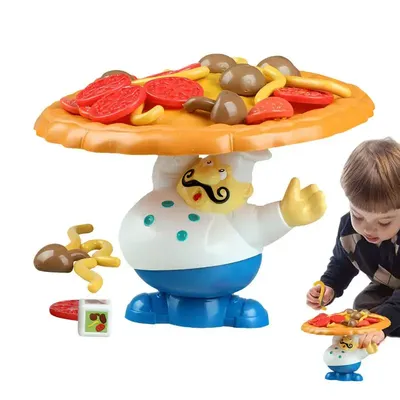 Children's Balance Tree Stacking And Balancing Pizza Game Family Stacking And Balancing Educational