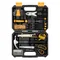 DEKO General Household Hand Tool Kit with Plastic Toolbox Storage Case, All Purpose Home Tool, 50