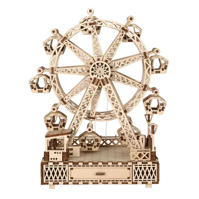 ferris wheel Model DIY 3D Wooden Puzzle Building Block Kits Assembly Toy Birthday Gift For Kids