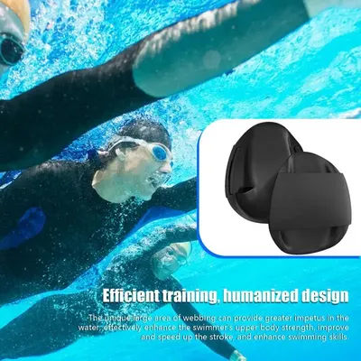 Fins Hand Paddles for Swimming Hand Palm Webbed Flippers Aquatic Swim Training Swimming Paddles for