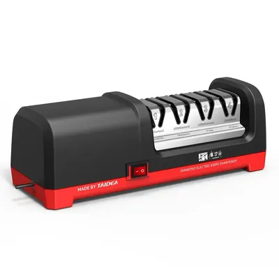 TAIDEA Top Level TG2102 Electric Diamond Steel Sharpener With 4 Slot For Kitchen Ceramic Knife