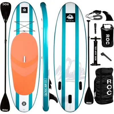 Inflatable Stand Up Paddle Boards with Premium SUP Paddle Board Accessories, Wide Stable Design