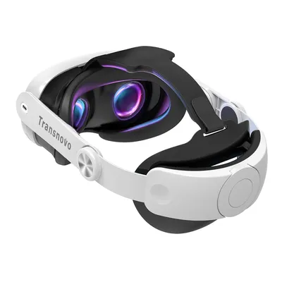 TRANSNOVO For Oculus Quest 3/3S Head Strap VR Accessory for Meta Quest 3/3S One-Button Retractable