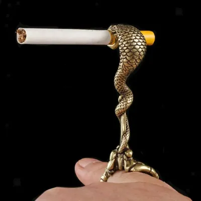 Dragon Cigarette Holder Ring Rack Finger Clip Gift For Boyfriend Regular Smoking Smoker Men Women