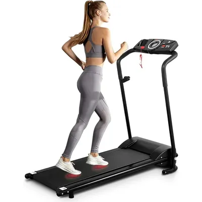 Electric Running Machine w/ 12 Preset Program, Jogging Walking Machines Low Noise, LED Display for