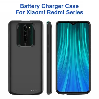 6800mAh Battery Charger Case for Redmi Note 8/8Pro External Battery Cover Power Bank Case Phones &